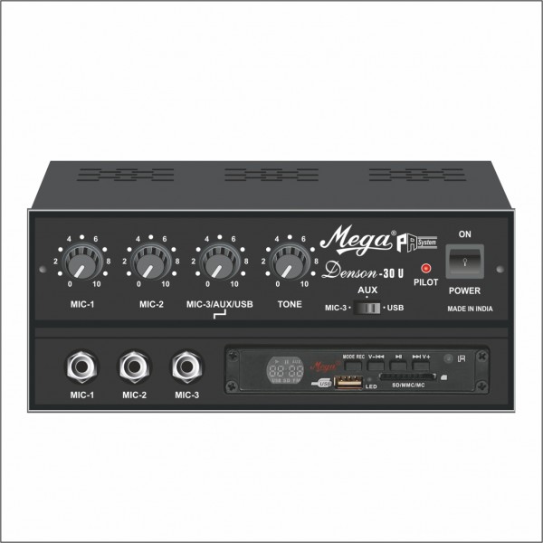 Denson 30 U P.A Low Power Mixer Amplifier